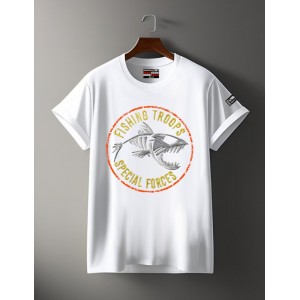 Comercio do Morrazo - LASAL CAMISETA FISH  BLANCO