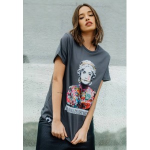 Comercio do Morrazo - Camiseta gris unisex Madonna