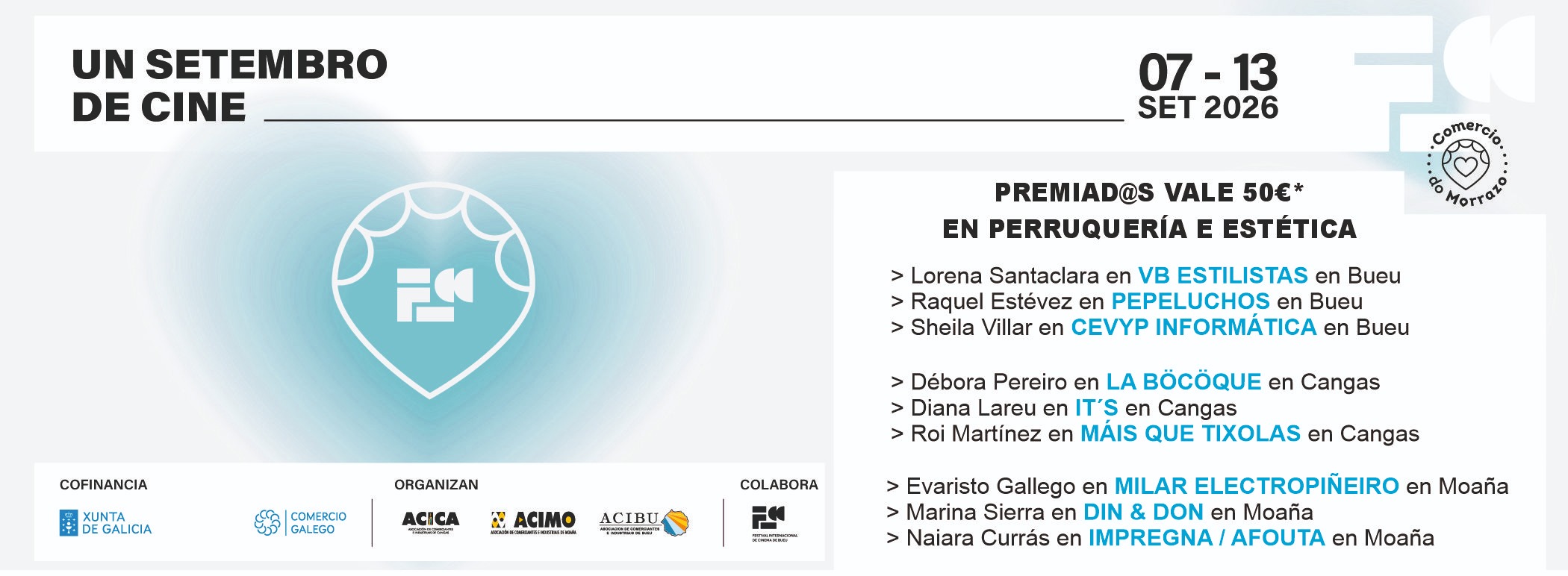 Comercio do Morrazo - GAÑADORES UN SETEMBRO DE CINE